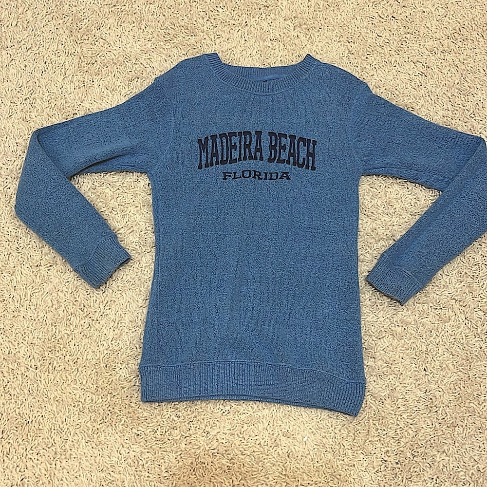 Blue Sweater Madeira Beach Florida